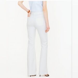 J. Crew Women's Flare White Jeans